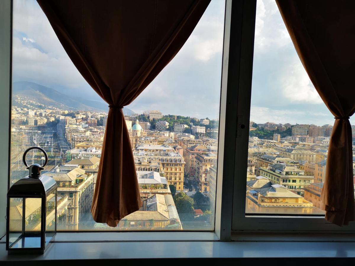Suite Lambruschini Central With Top City View - Free Covered Parking Genoa Luaran gambar