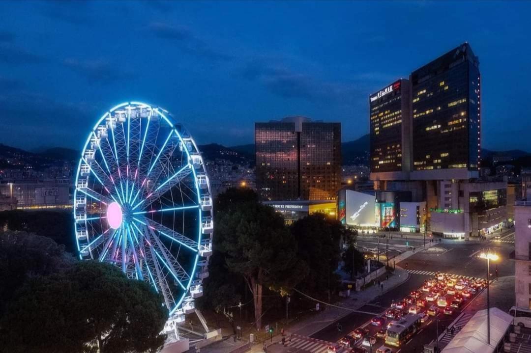 Suite Lambruschini Central With Top City View - Free Covered Parking Genoa Luaran gambar